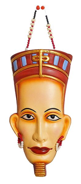 Terracotta Egyptian Face for Wall Decoration
