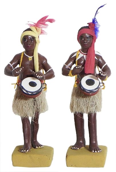 Pair of Tribal Musicians