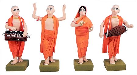 Four Vaishnavas - Devotees of Lord krishna
