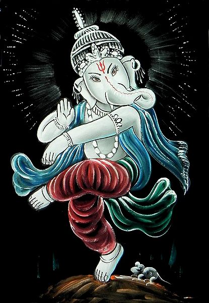 Ganesh Dancing as Nataraj