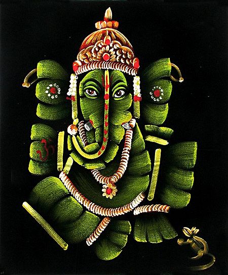 Lord Ganesha as Indian Bridegroom