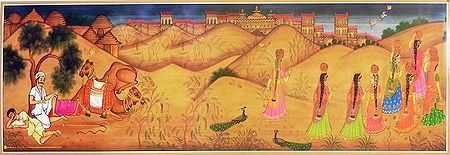 Panihari Ladies and Camel Riders from Rajasthan Desert
