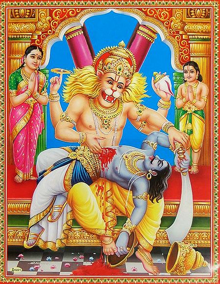 Narasimha Avatar - Incarnation of Vishnu