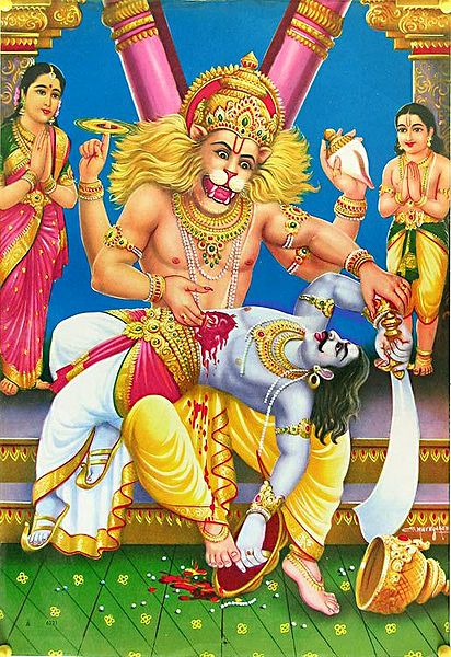 Narasimha Avatara - Incarnation of Vishnu