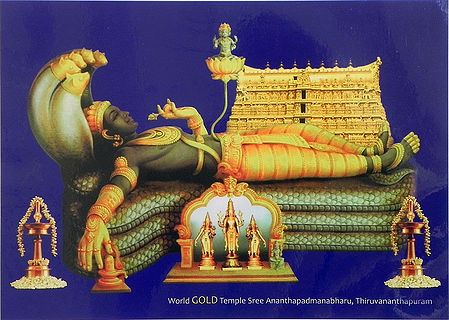 Sree Ananthapadmanabharu - Anantashayan Vishnu
