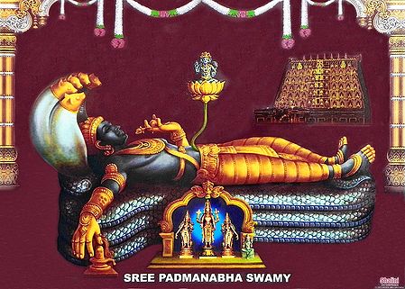 Sree Padmanabha Swamy - Anantashayan Vishnu