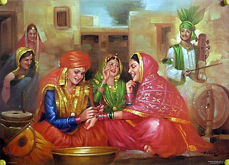 Preparations for Punjabi Marriage