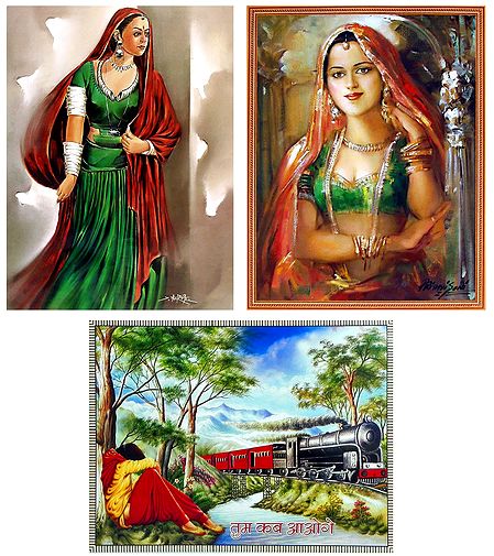Indian Women - Set of 3 Posters