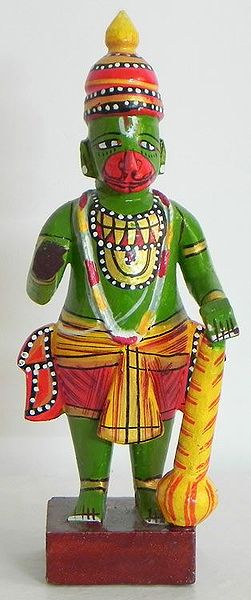 Ram Bhakt Hanuman - Kondapalli Doll