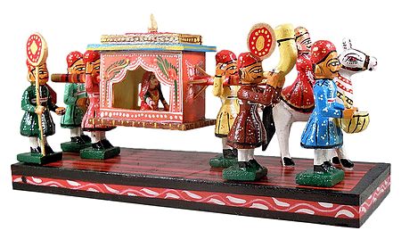 Marriage Procession - Kondapalli Doll