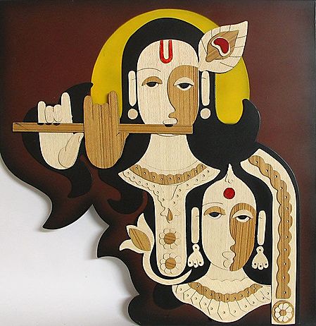 Radha Krishna - Wall Hanging