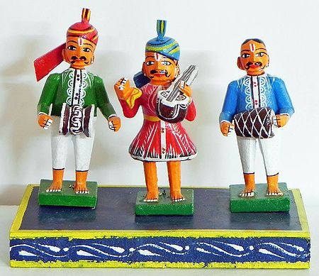 Indian Musicians - Kondapalli Dolls