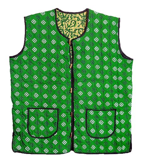 Quilted Reversible Printed Unisex Jacket