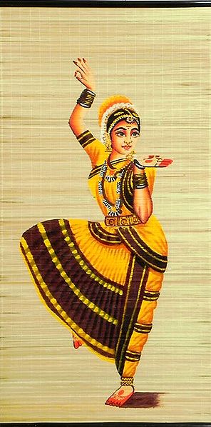 Bharatnatyam Dancer - (Wall Hanging)