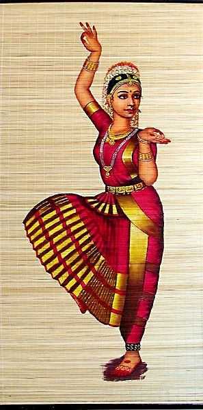 Bharatnatyam Dancer - (Wall Hanging)