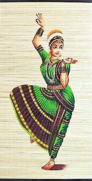 Bharatnatyam Dancer -  Wall Hanging 