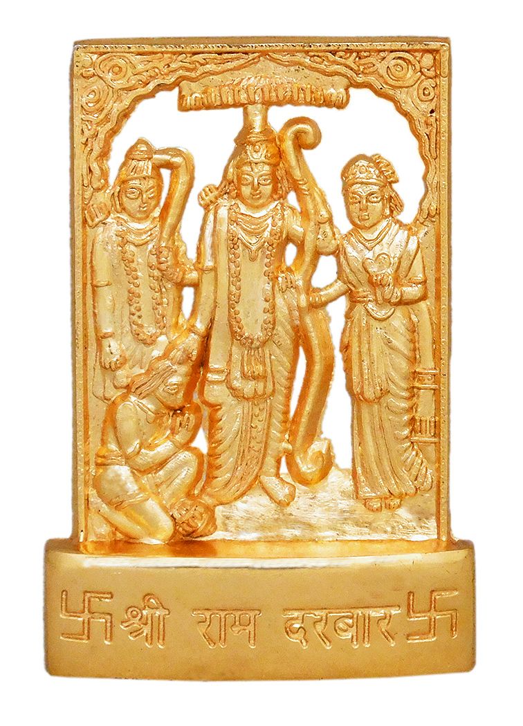NK GLOBAL Rama Statue Indian Ram and Sita Darbar Car Dashboard Statue for Home Office Temple Diwali Decorations Metal Figurines Idols Hindu Gifts 