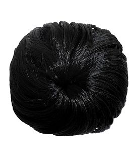 fcityin  Lavish Women And Girl Synthetic Hair Bun Extension Black  Lavish