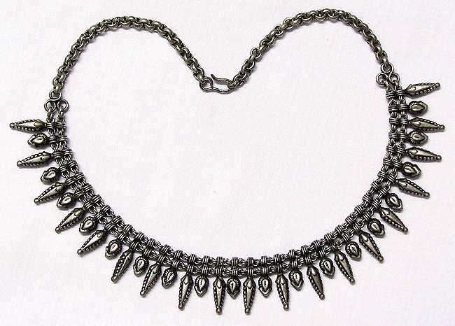 Traditional Oxidised Metal Necklace