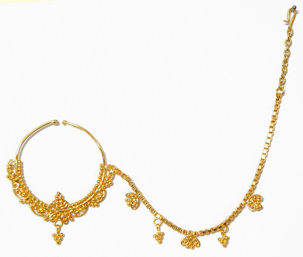 Buy Tanishq 22k Gold Nose Ring Online At Best Price @ Tata CLiQ