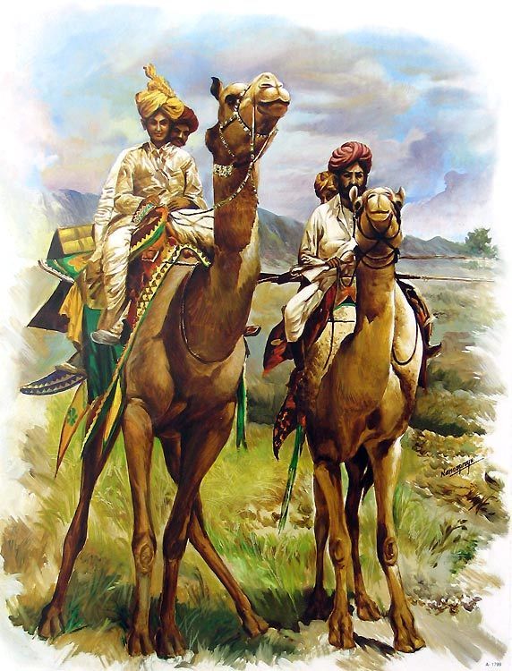 Rajasthani Camel Riders