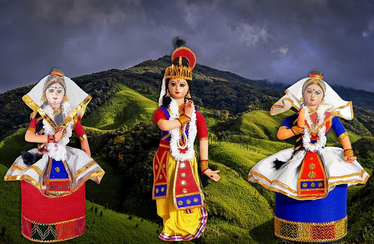 Manipuri Dancers - Unframed Photo Print on Paper