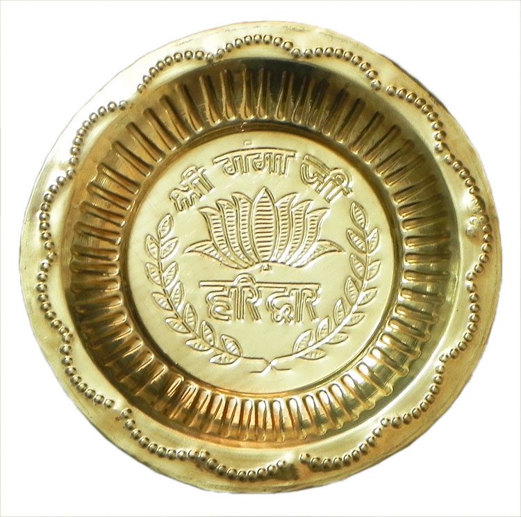 Ritual Thali with lotus