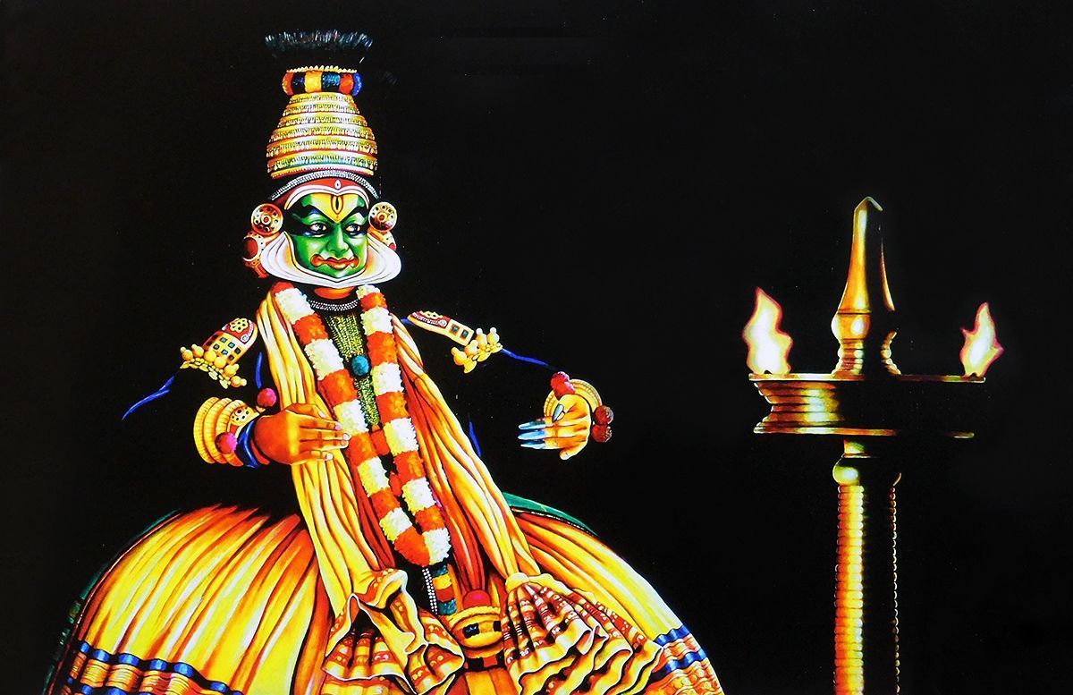 Kathakali Dancer - Poster