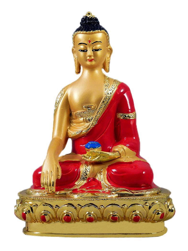 Buddha in Bhumisparsha Mudra - Brass Statue