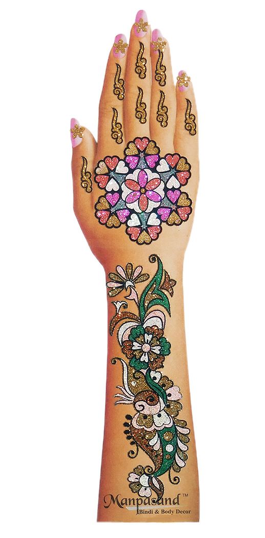 1sheet Mandala Pattern Tattoo Sticker | SHEIN
