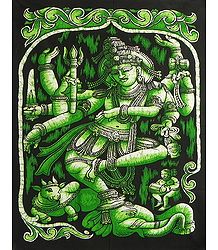 Nataraja - The Lord of Dances - Printed Batik