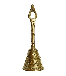 Decorated Ritual Dhokra Brass Bell