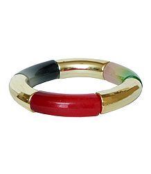 Multicolor Acrylic Stretch Bracelet