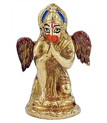 Garuda - The Divine Vehicle of Vishnu - Brass Statue