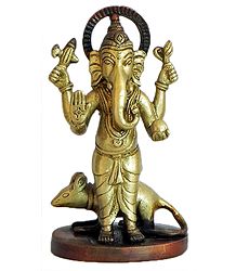 Lord Ganesha - Brass Statue