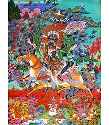 Palden Lhamo - Thangka Poster
