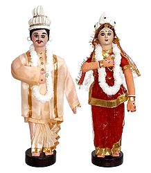 Bengali Bridal Doll- Cloth Doll