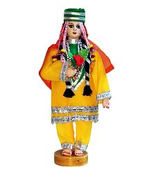 Kashmiri Woman - Cloth Doll