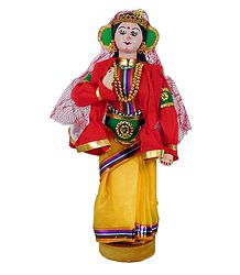Draupadi - Kathakali Doll