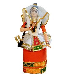 Manipuri Dancer - Cloth Doll