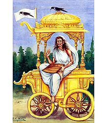 Image of Dhumawati from the Book 'Dus Mahavidya - In Hindi'