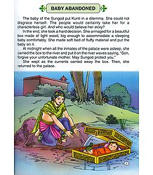 Kunti Abandons Karna - from the Book 'Veer Karna'