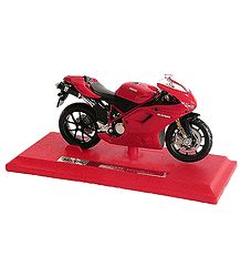 Red Suzuki Motor Bike - Acrylic Toy