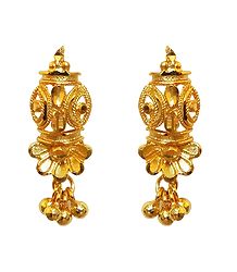 Gold Plated Dangle Earrings