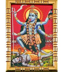 Goddess Kali - Framed Poster