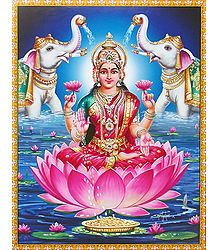 Kamala - One of the Ten Mahavidyas - Poster