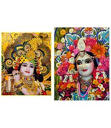 Radha Krishna - Set of 2 Poster