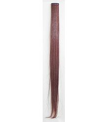 Reddish Brown Clip-On Artificial Hair Highlight Extension