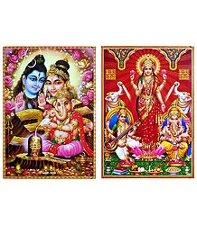 Hindu Deities - Set of 2 Posters