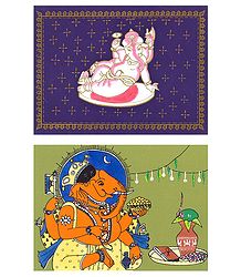 Lord Ganesha - 2 Small Posters